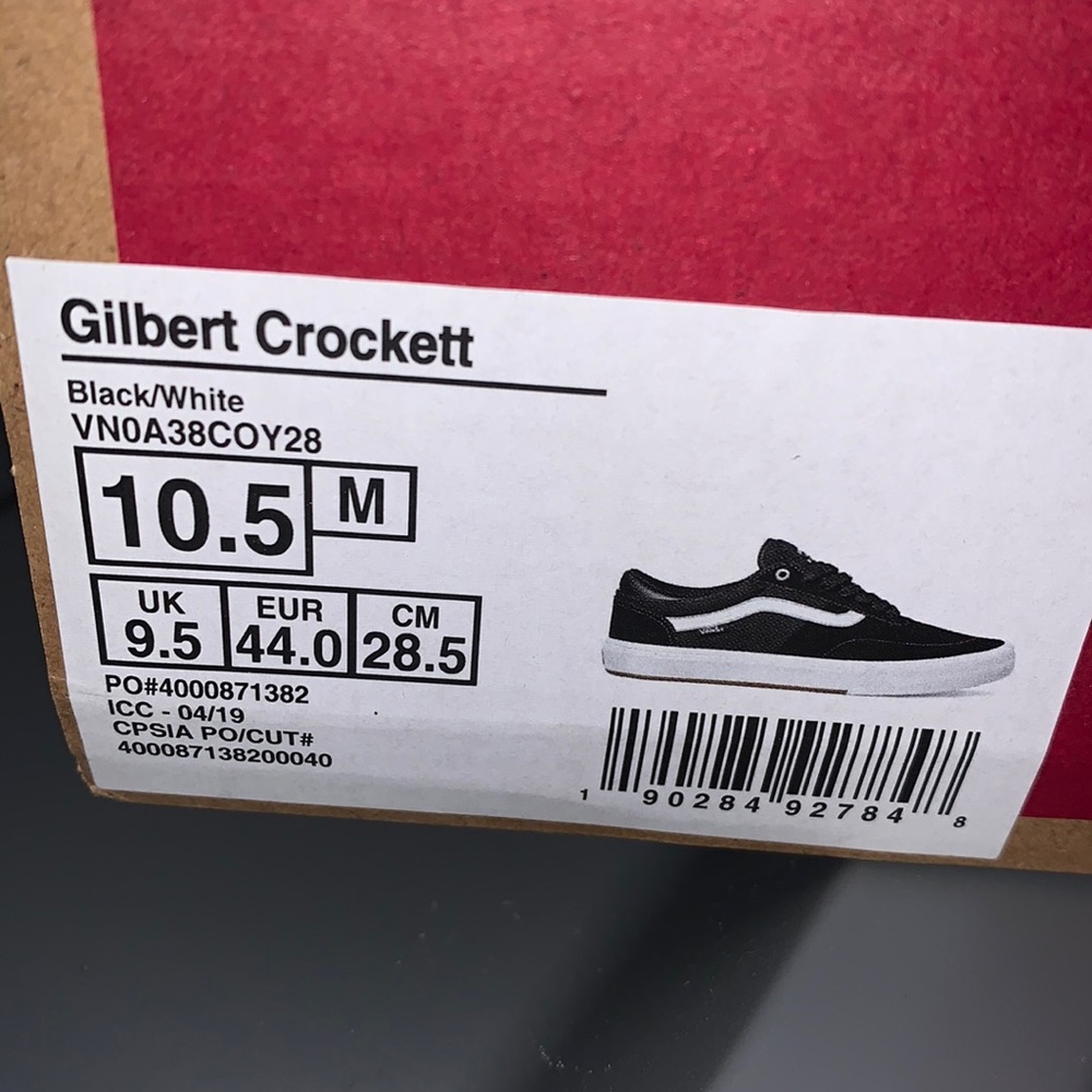 Vans size 10.5 red Swade vanes